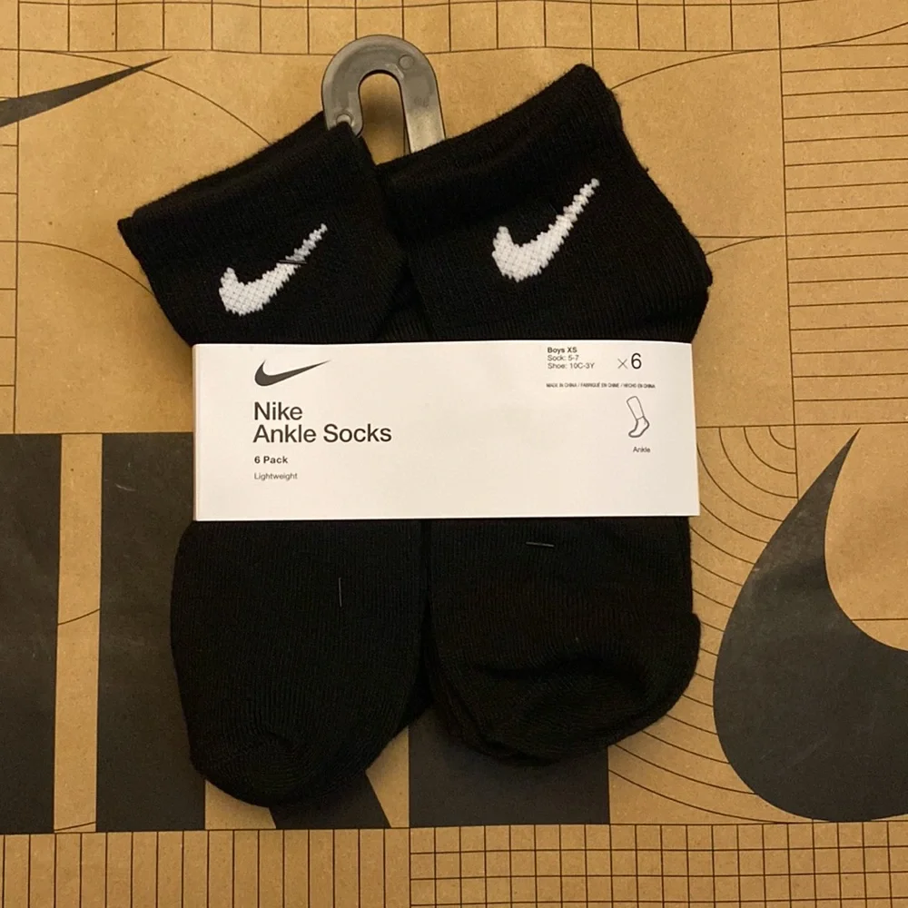 Kids Nike ankle socks 6 pairs
